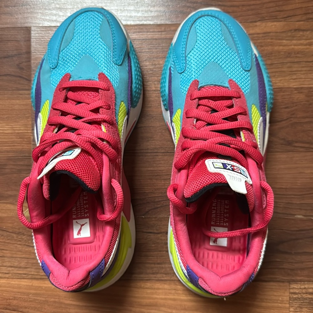Puma Women's RS-X3 Puzzle Casual Sneakers, Multi Color Size 8.5